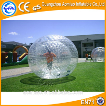 Giant bubble body zorb ball for adult, zorbing ball equipment